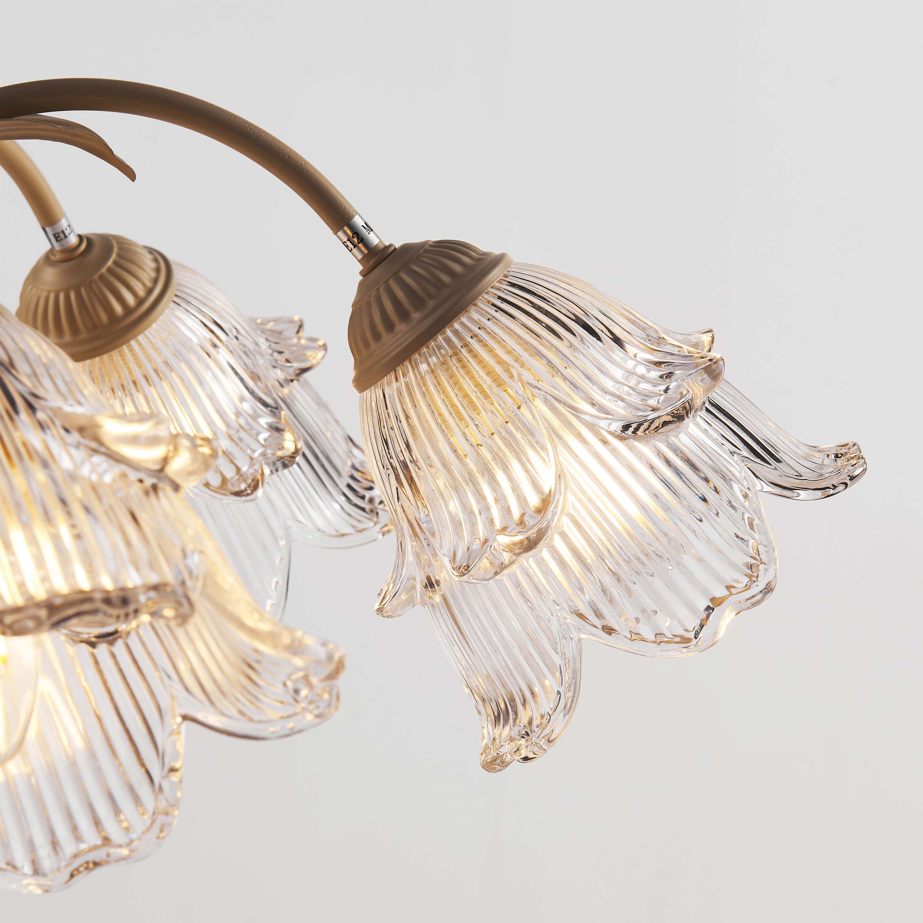 GlowMuse Crystal Round Chandelier 27"