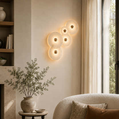 Miles Alabaster Multi-Lights Wall Sconce