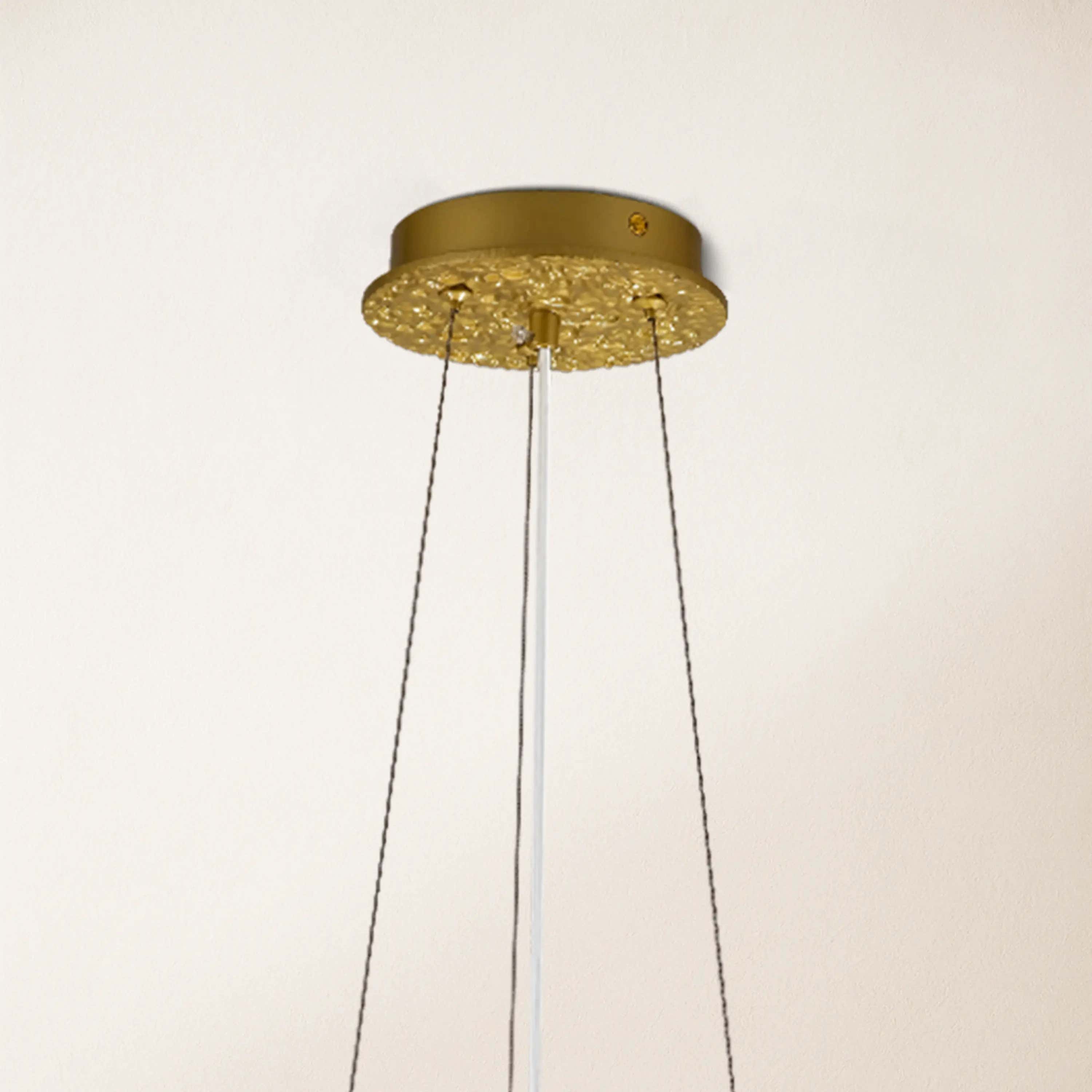 Frostleaf Crystal Grand Cascade Branches Chandelier 21"D