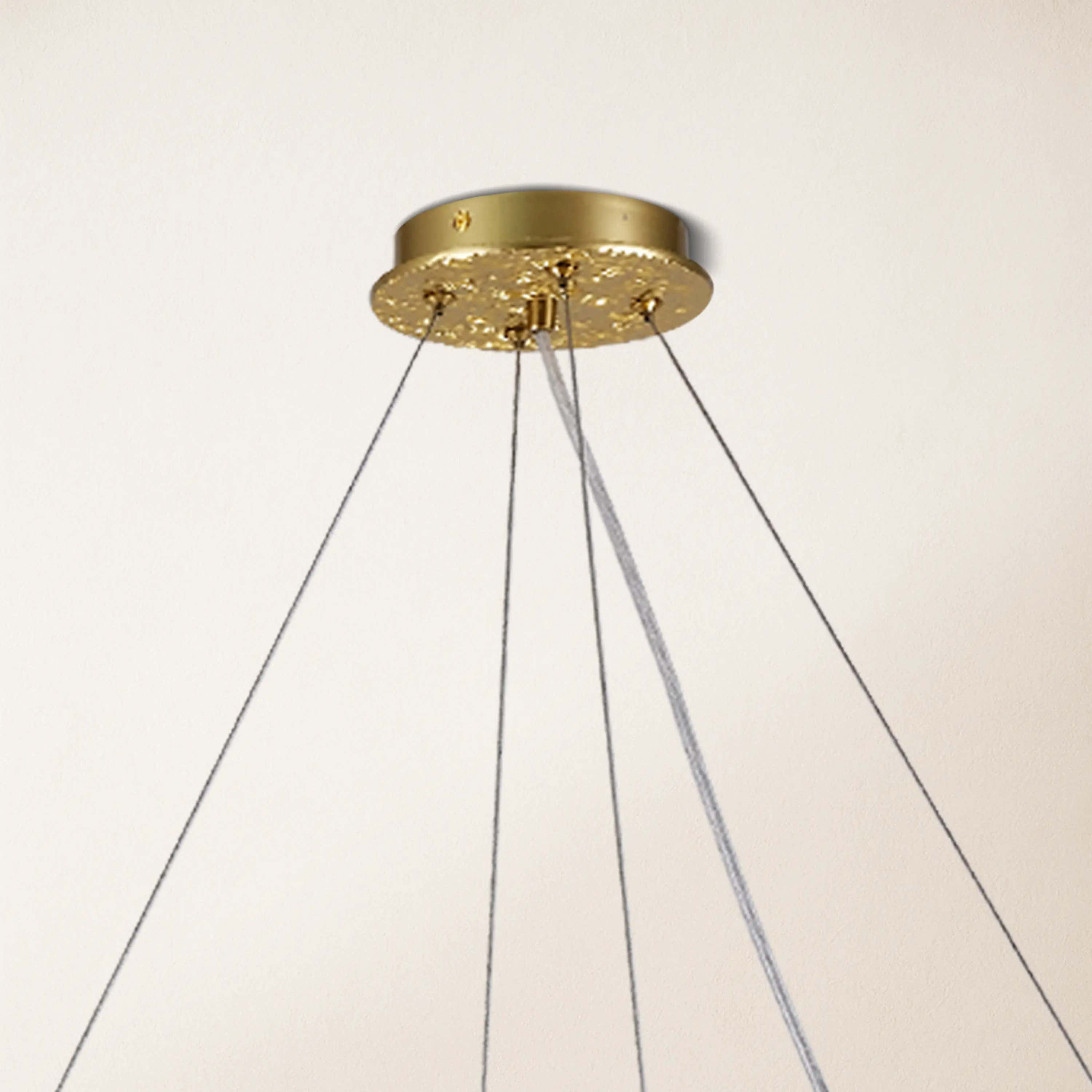 Frostleaf Crystal Cascade Tree Branch Linear Chandelier 55"W