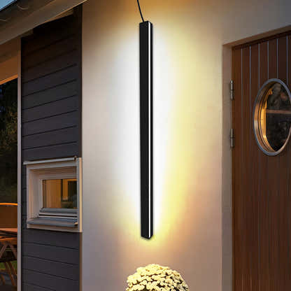 Ethereon Linear LED Solar Outdoor Wall Light