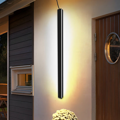 Ethereon Linear LED Solar Outdoor Wall Light