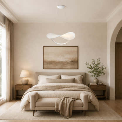 Luvra Floating Arc Pendant Light