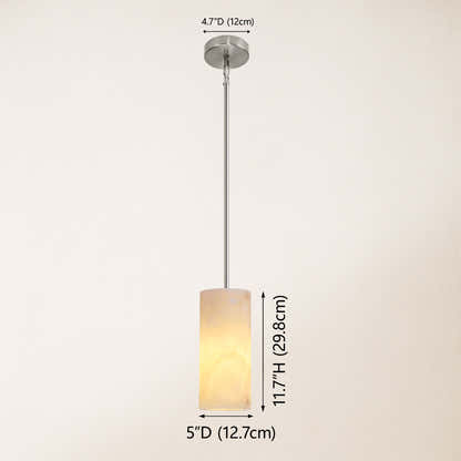 Arlo Alabaster Pendant Lights 5"D