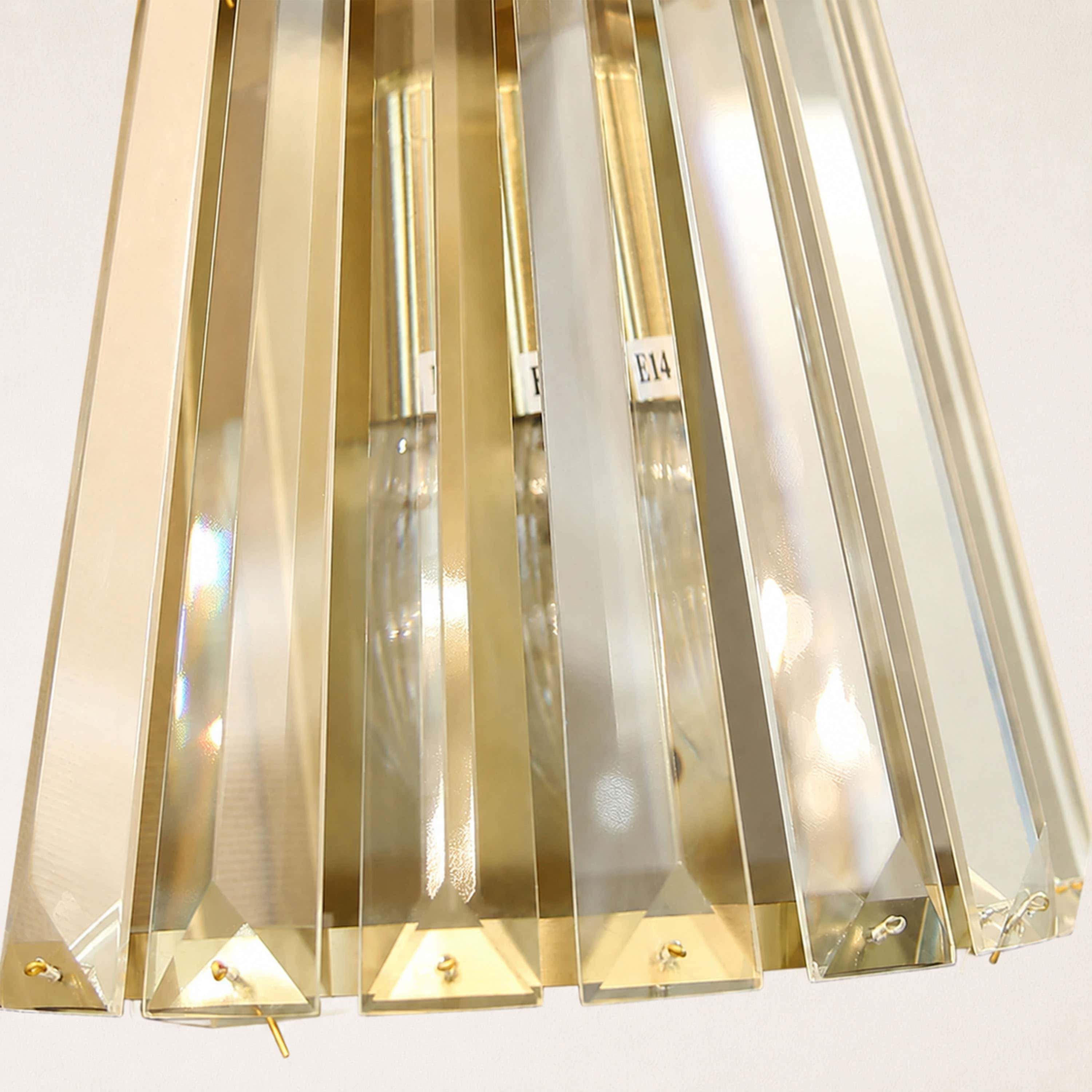 Lyrsolara Crystal Wall Sconce