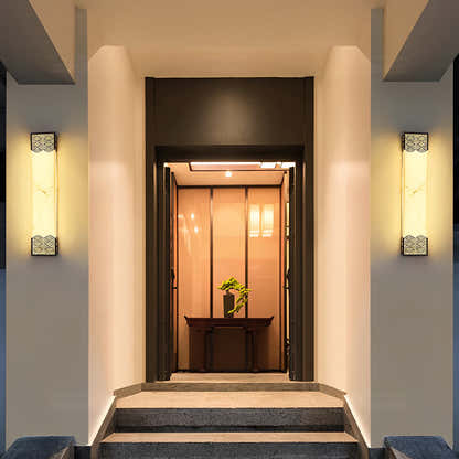 Omniguard Resin Rectangular Outdoor Wall Light