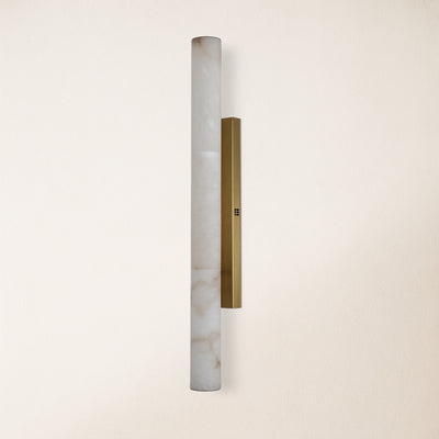 Sylvia Palladian Alabaster Wall Sconce 36"H