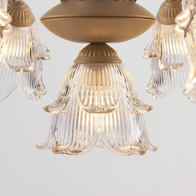 GlowMuse Crystal Round Chandelier 27"