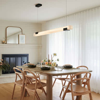 Caliora Alabaster Linear Chandelier