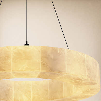 Soluna Alabaster Custom Round Chandelier