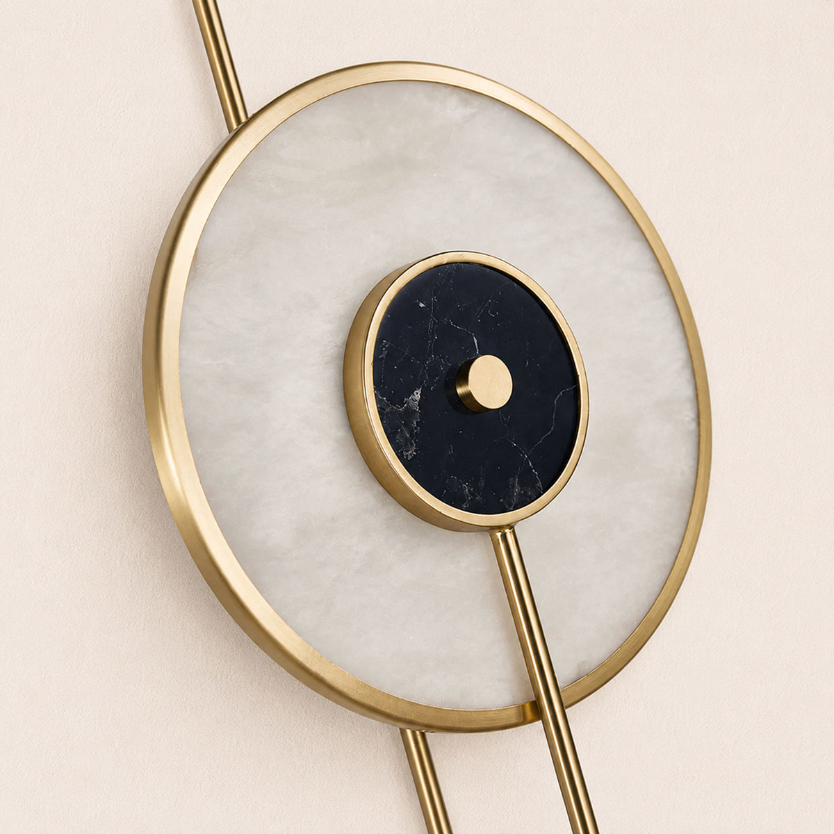Nyxora Marble Disc Wall Sconce