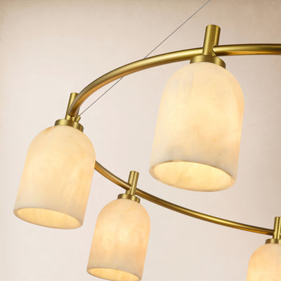 Axis Resin Ring Chandelier 40"D