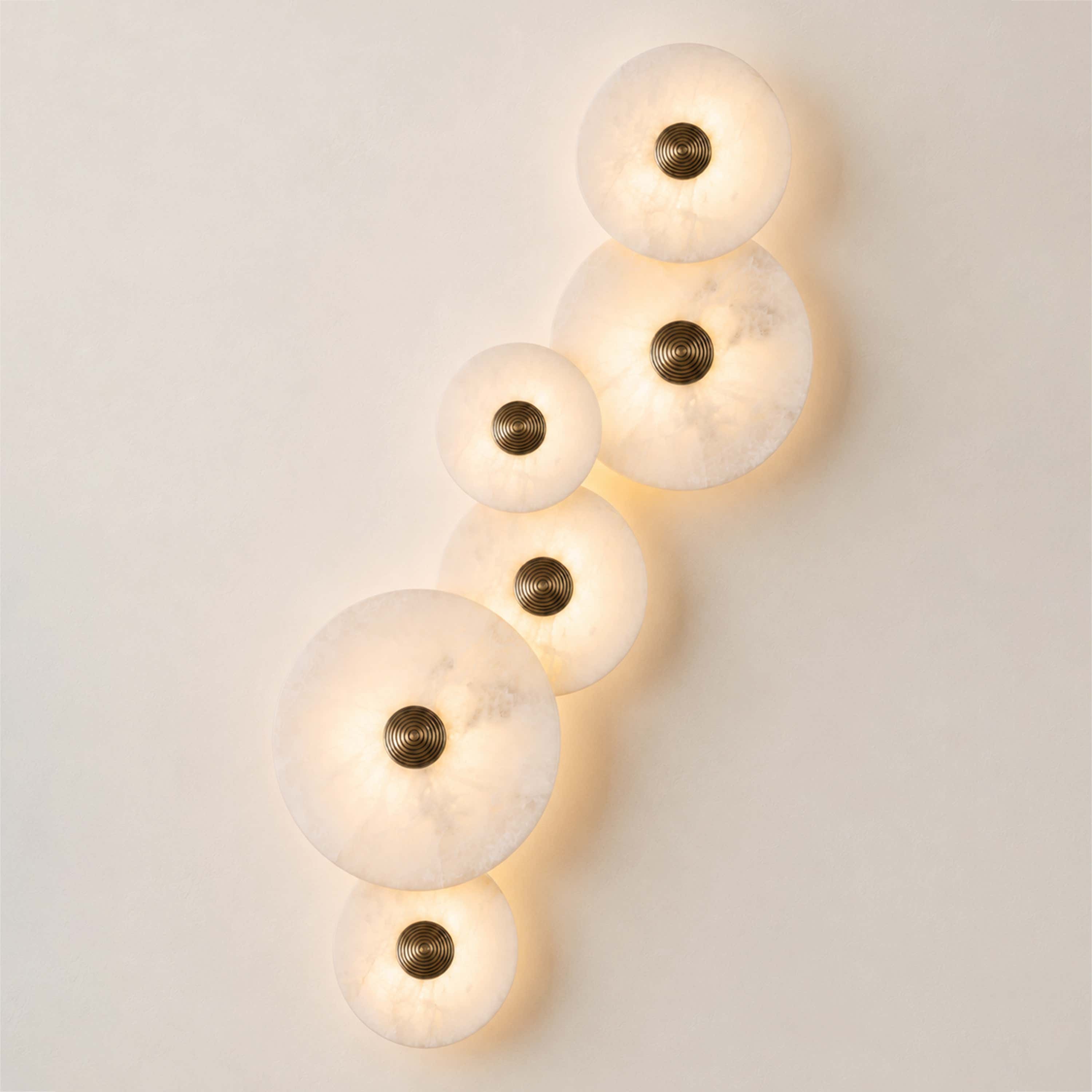 Miles Alabaster Multi-Lights Wall Sconce