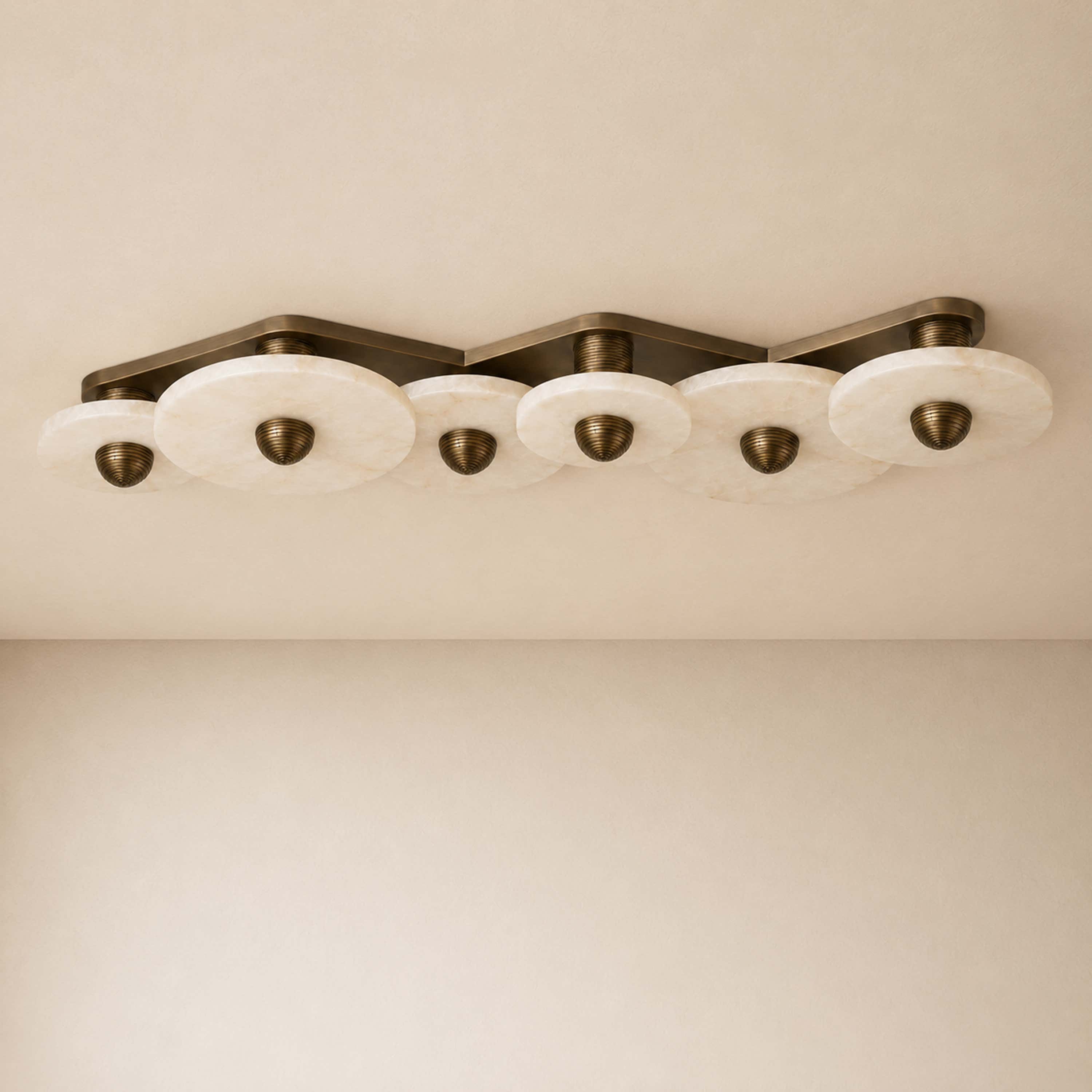 Miles Alabaster Multi-Lights Wall Sconce