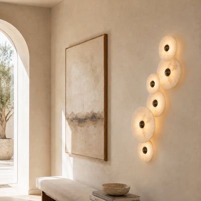 Miles Alabaster Multi-Lights Wall Sconce