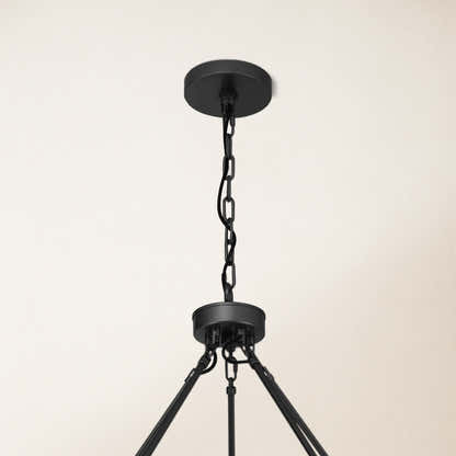 Cylora Glass Tube 2-Tier Round Chandelier 60"D