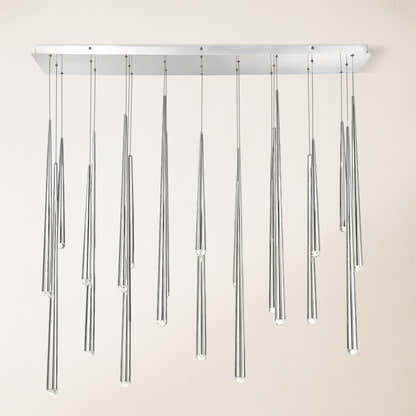 Anthropology Rectangle Crystal Pendant 54"W