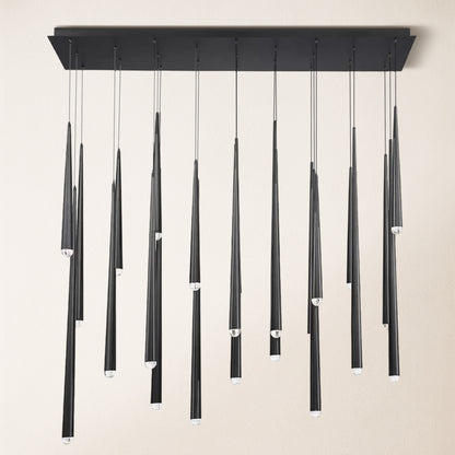 Anthropology Rectangle Crystal Pendant 54"W