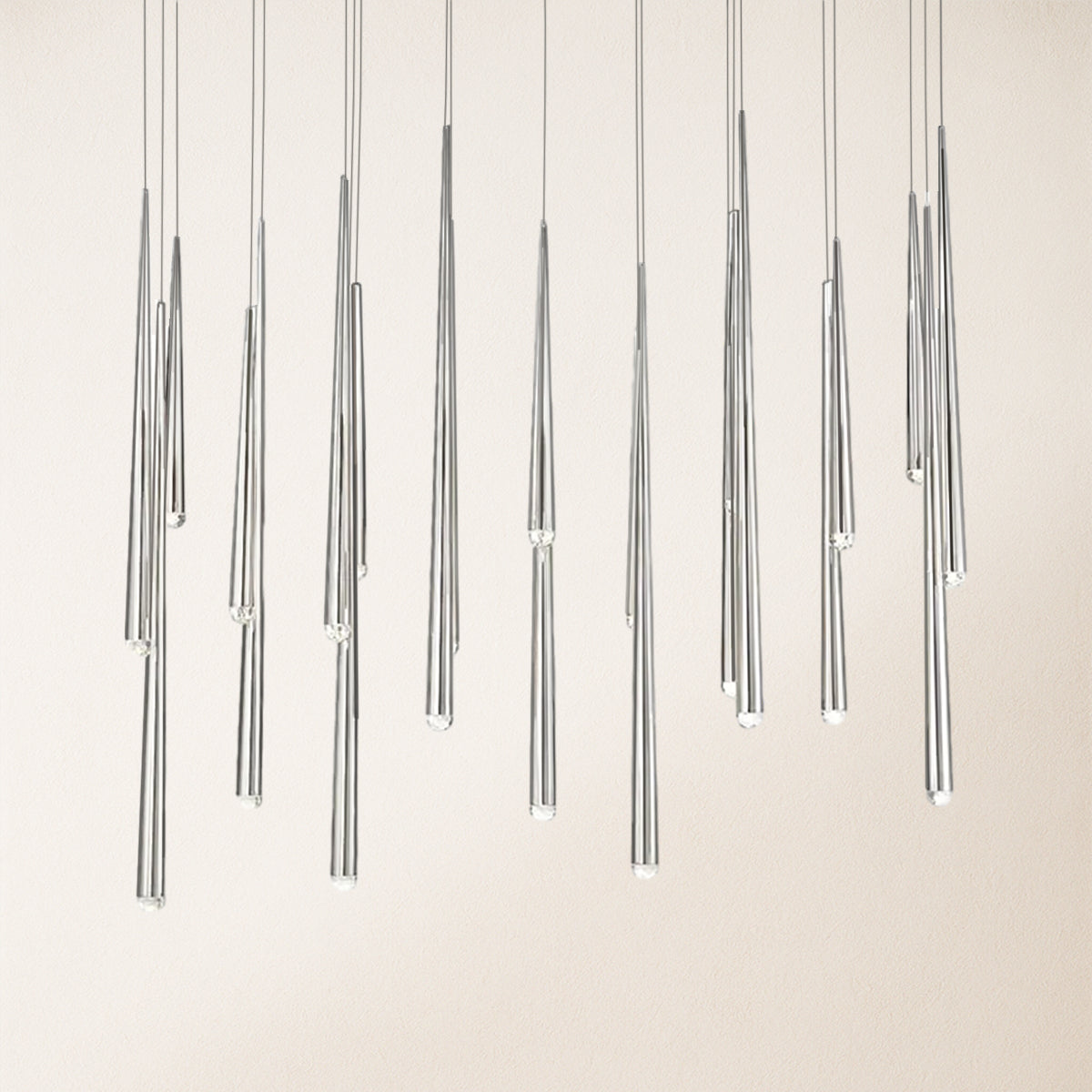 Anthropology Rectangle Crystal Pendant 54"W