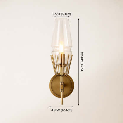 Astoria Glass 2 Light Wall Sconce