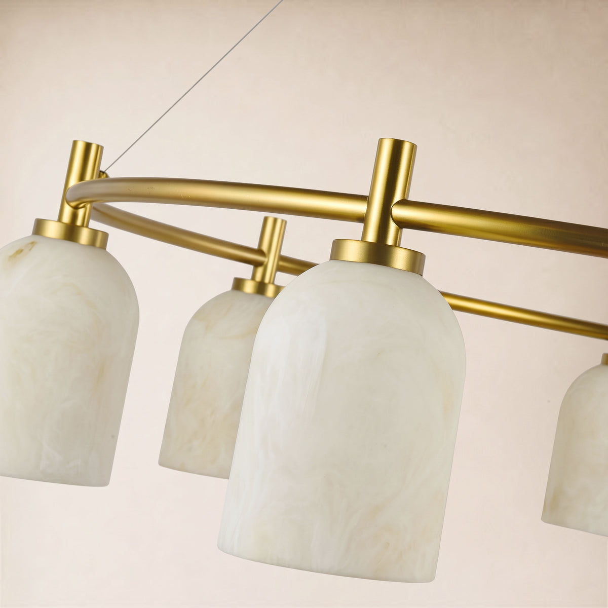 Axis Resin Ring Chandelier 40"D