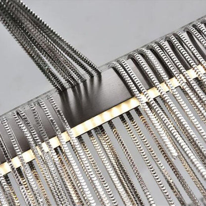 Teresa 47" Cadena Metal Tassel Dining Room Light