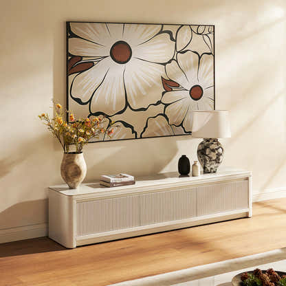 Celia Burnt Stone Media Console 71"