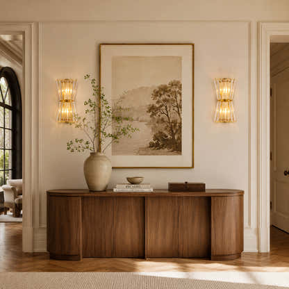 Lyrsolara Crystal Wall Sconce
