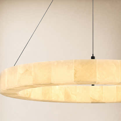 Soluna Alabaster Custom Round Chandelier