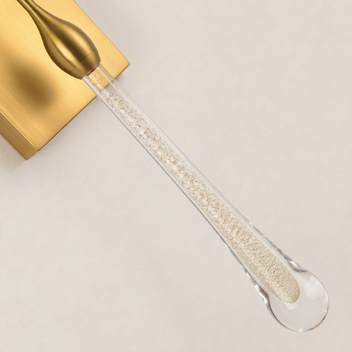 Olivene Glass Teardrop Wall Sconce 21"H