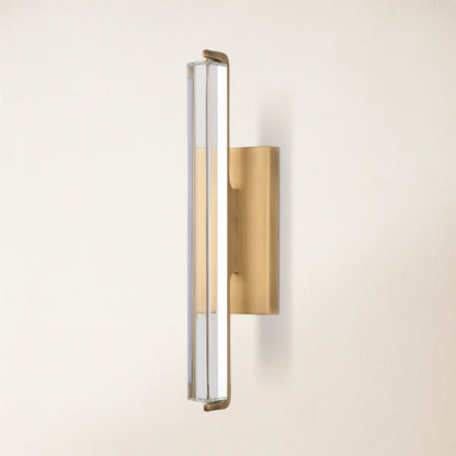 Clara Glow Crystal Single Wall Sconce 19"