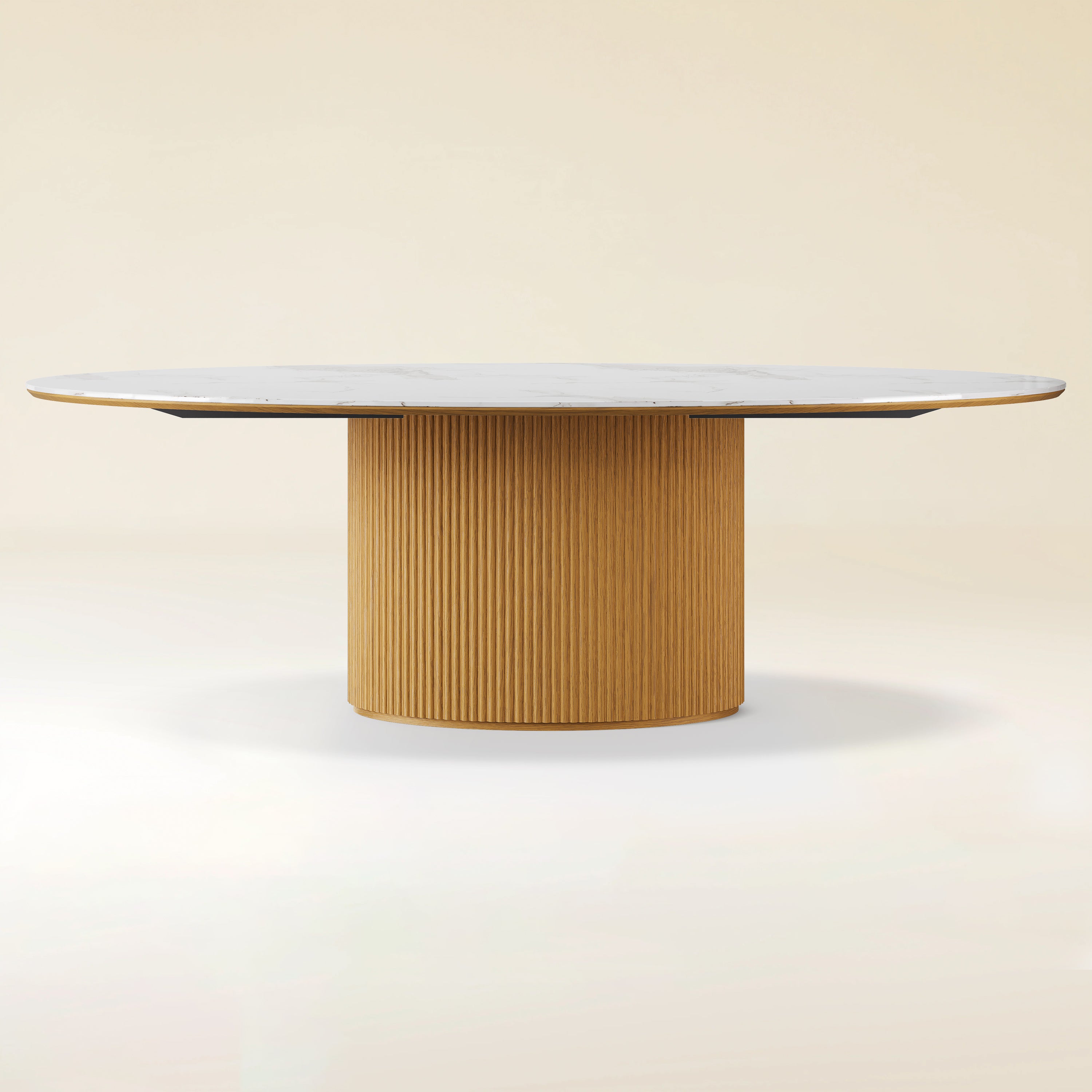 Marley Sintered Stone Dining Table 84"
