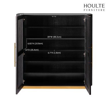 Holton 47"H Oak Storage Cabinet