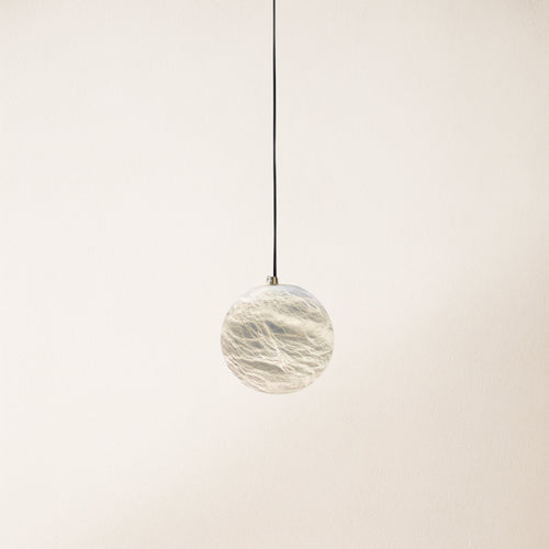 Nami Alabaster Global Ball Pendant Light 6"D
