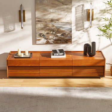 Devon Oak Media Console  70.8"