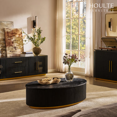 Holton Oak Media Console 94"W