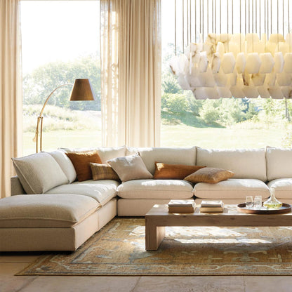 Talan Natural Alabaster Modern Chandelier 32''W