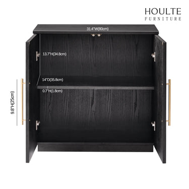 Holt 94.5″ Oak Media Console(Set of 3)