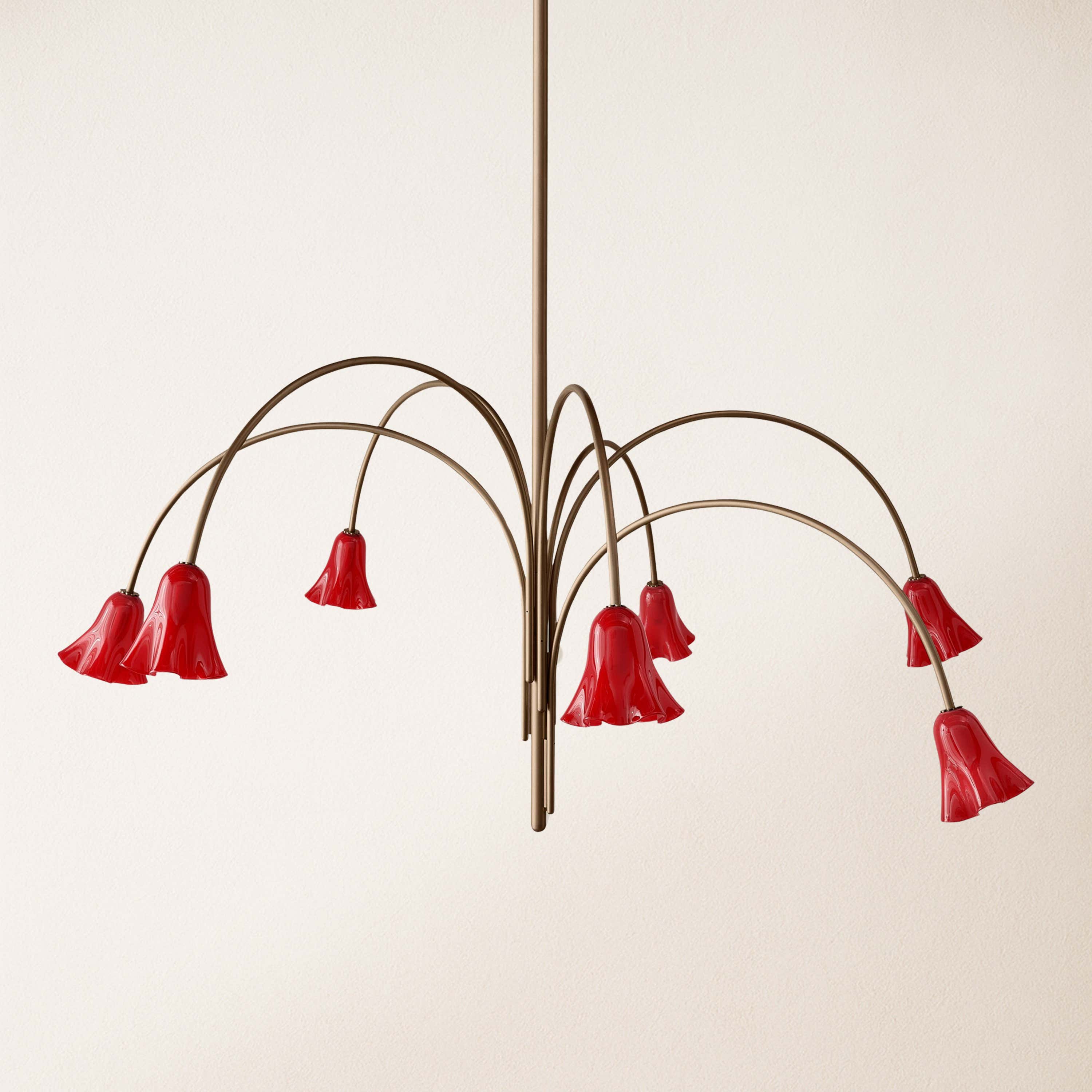 Florea Glass Art Chandelier