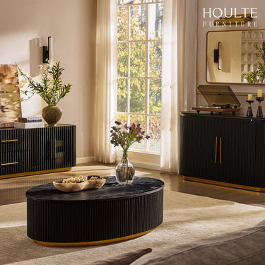 Holton Oak Media Console 94"W