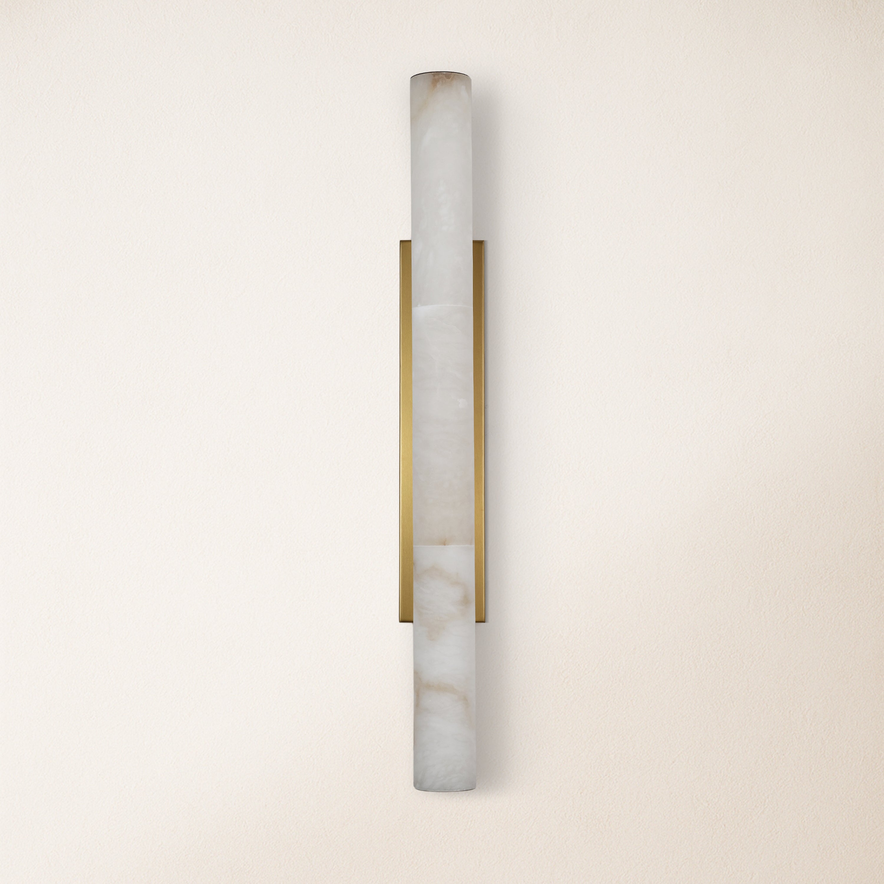 Sylvia Palladian Alabaster Wall Sconce 36"H