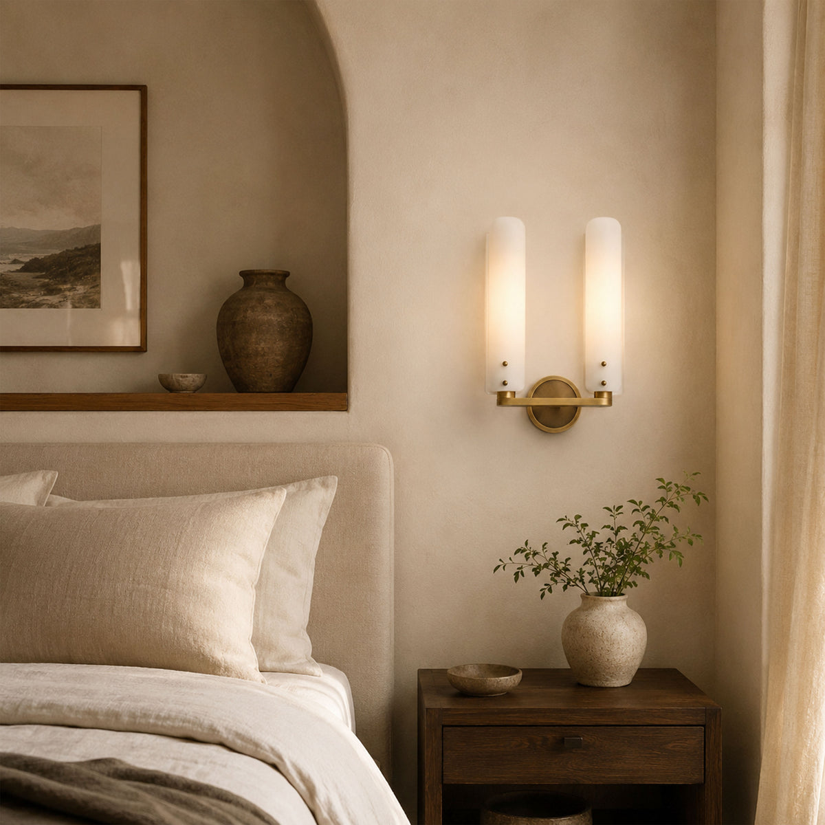Wornak Glass Wall Lamp