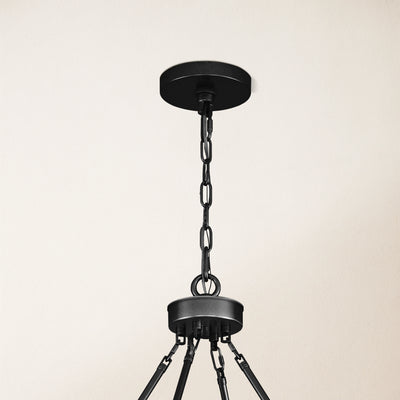 Vellum Round Chandelier 48"D