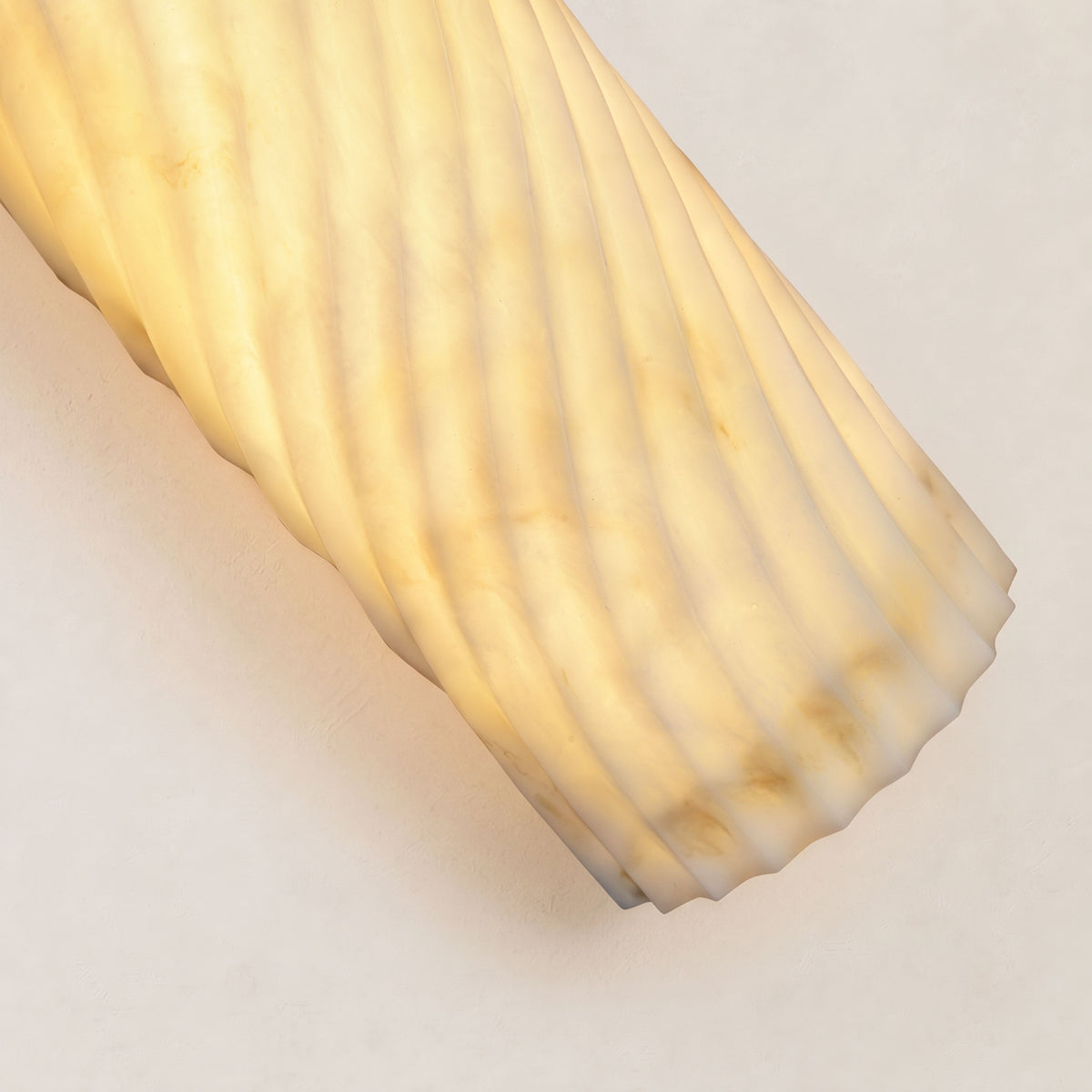 Serelle Resin Rippled Wall Sconce 15"H