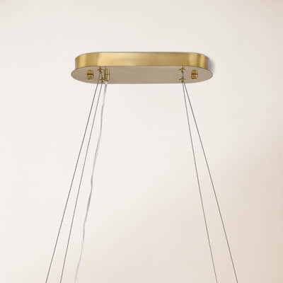 Sawyer Alabaster Oval Chandelier 40"