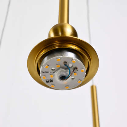 Elowen Crackled Glass Cluster Rectangular Chandelier