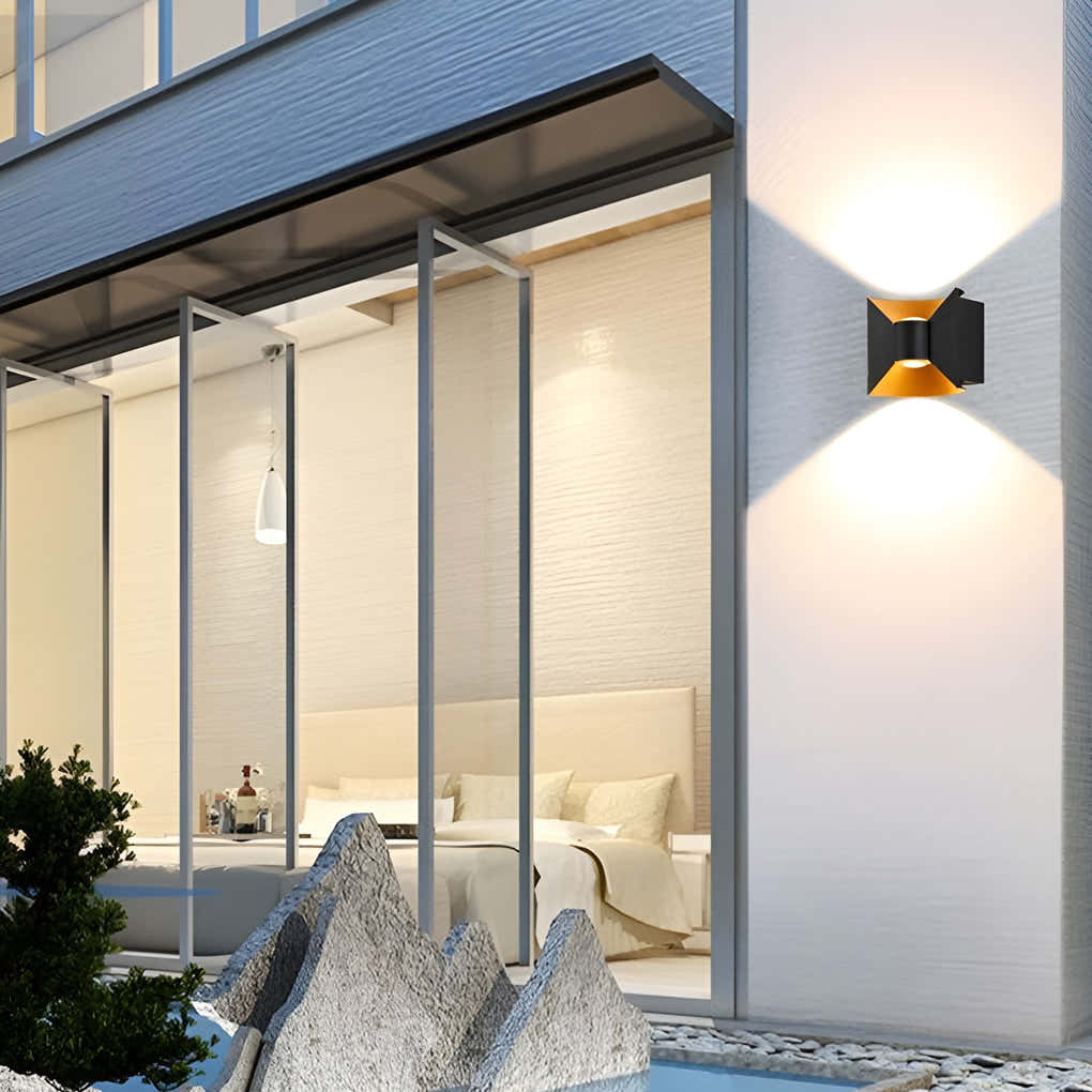 Sentinelume Square Outdoor Up Down Wall Light