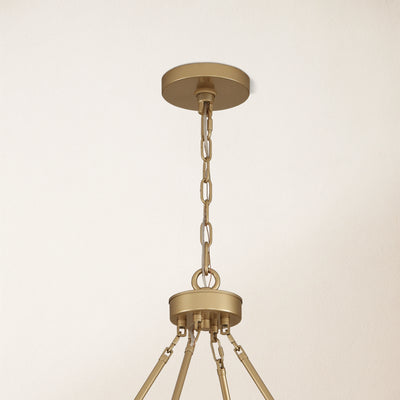 Vellum Crystal Round Chandelier 59"D