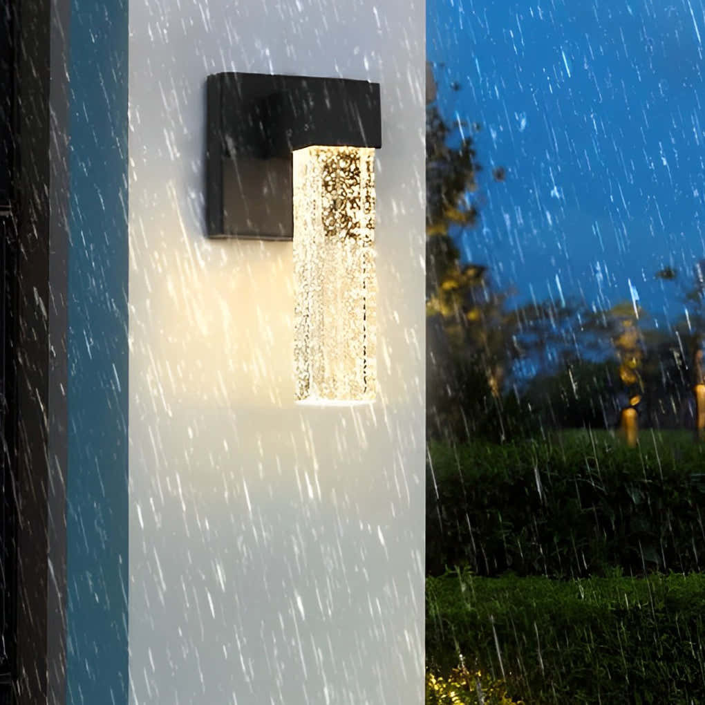Aquatica Crystal Bubbles LED Outdoor Wall Light
