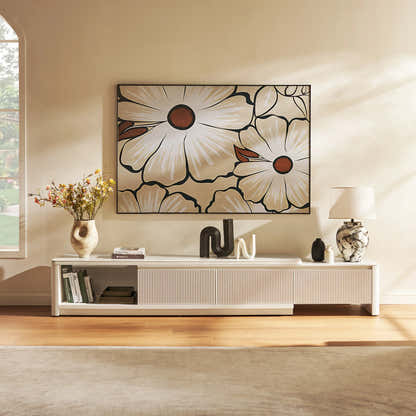 Celia Burnt Stone Media Console 71"